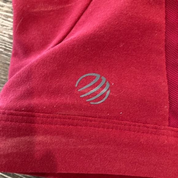 MPG Red Maroon Racerback Seamless Sports Bra - Picture 4 of 4